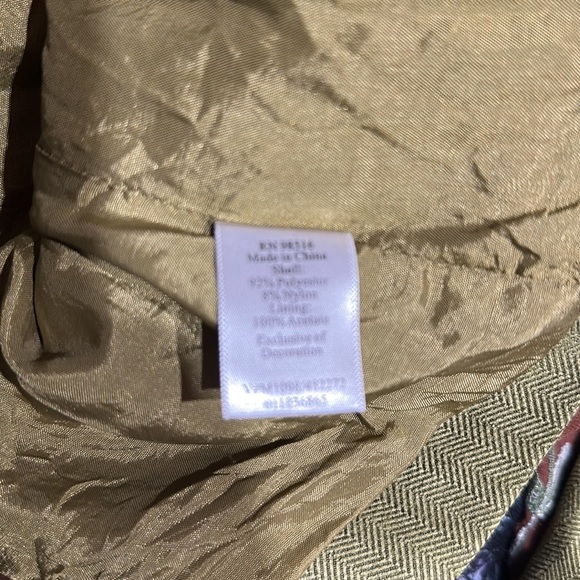 Coldwater Creek Collared Long Sleeve Olive Green Button Down Blazer - Picture 10 of 10